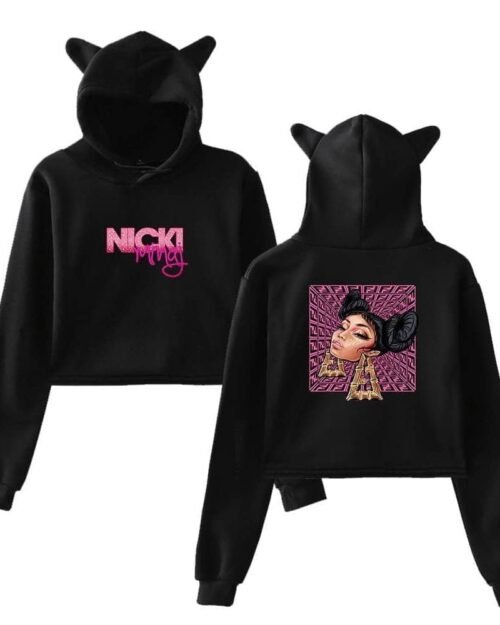 Nicki Minaj Cropped Hoodie #4