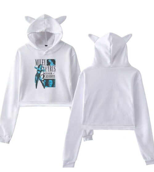 Miley Cyrus Cropped Hoodie #1 + Gift