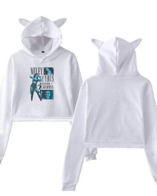 Miley Cyrus Cropped Hoodie #1 + Gift