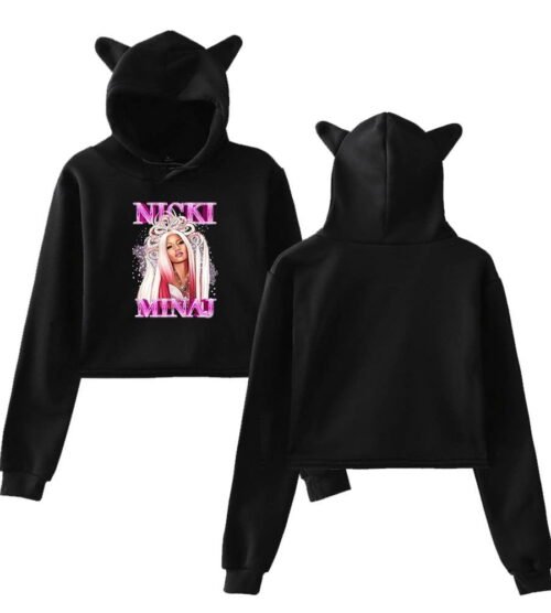 Nicki Minaj Cropped Hoodie #1