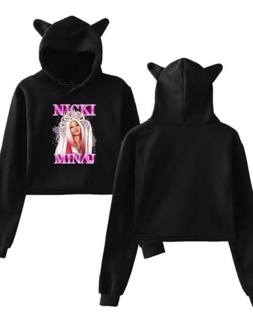 Nicki Minaj Cropped Hoodie #1