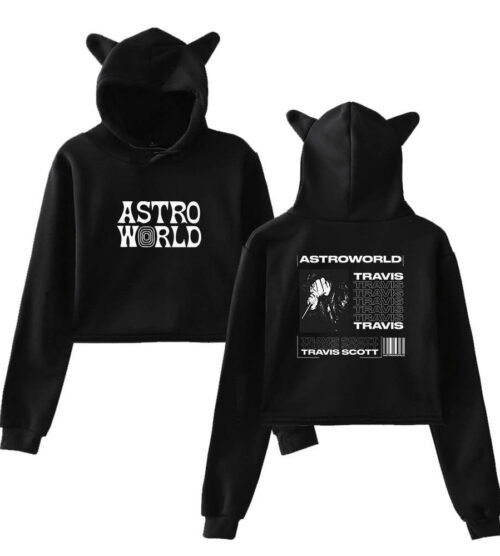 Travis Scott Cropped Hoodie #2 + Gift