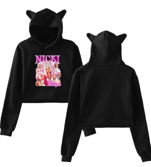 Nicki Minaj Cropped Hoodie #2