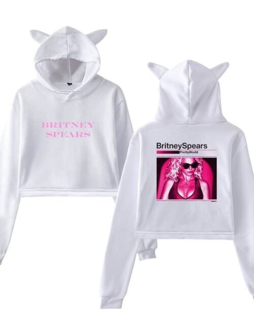 Britney Spears Cropped Hoodie #1 + Gift