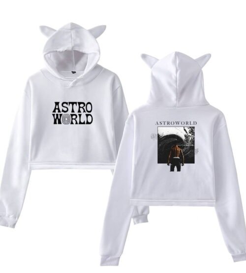 Travis Scott Cropped Hoodie #3