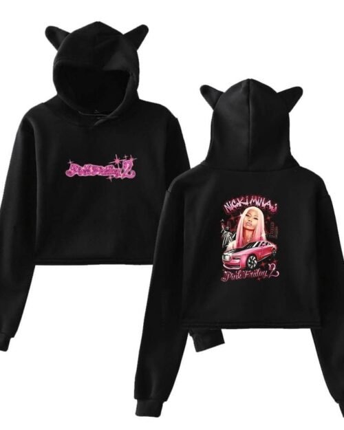 Nicki Minaj Cropped Hoodie #3 + Gift