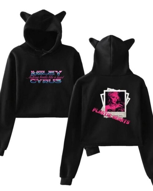Miley Cyrus Cropped Hoodie #3