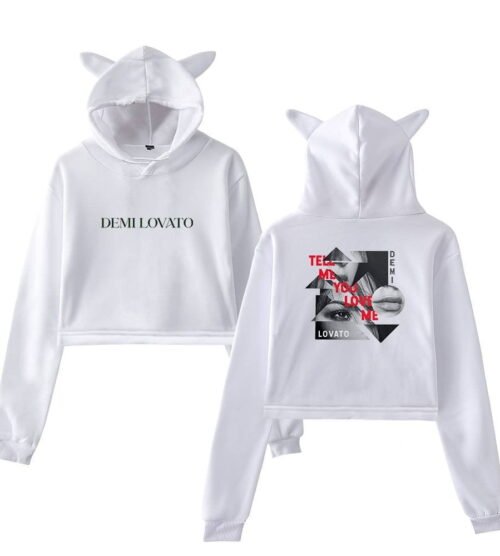 Demi Lovato Cropped Hoodie #2