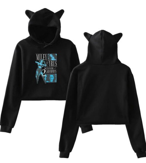 Miley Cyrus Cropped Hoodie #1 + Gift