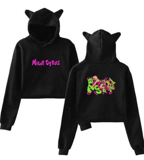 Miley Cyrus Cropped Hoodie #5