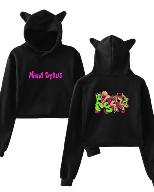 Miley Cyrus Cropped Hoodie #5