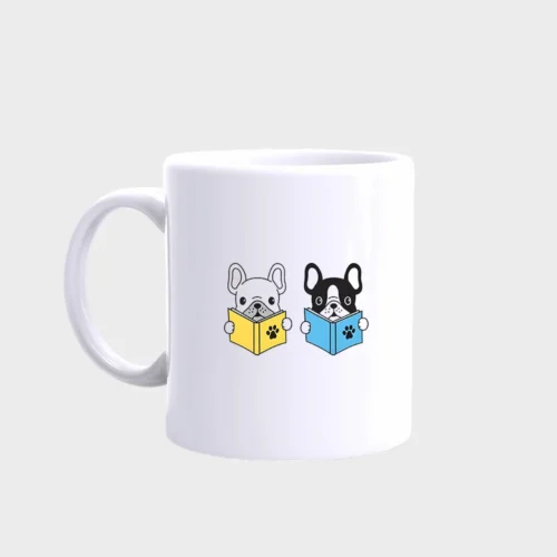 French Bulldog Mug #107 Reader