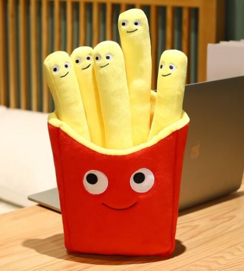 Plush French Fries Pillow #1 (P31)