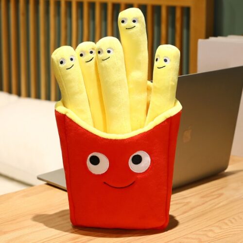 Plush French Fries Pillow #1 (P31)