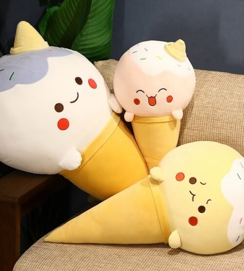 Plush Ice Cream Cone Pillow #1 (P46)