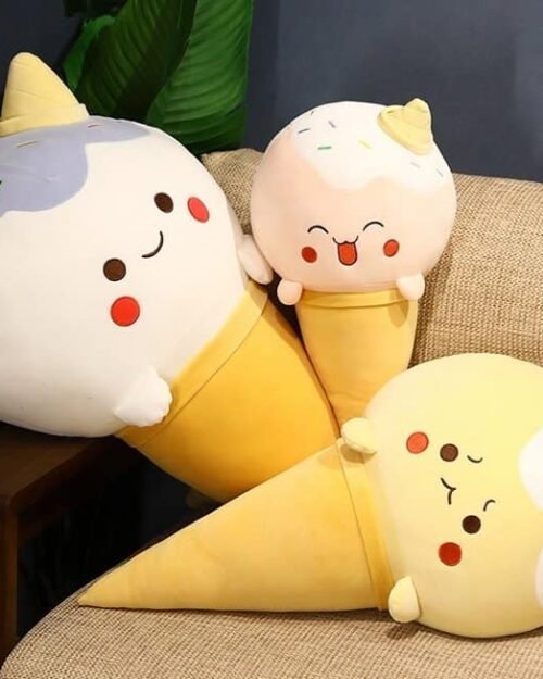 Plush Ice Cream Cone Pillow #1 (P46)