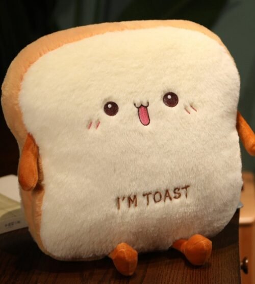 Plush Toast Bread Pillow #1 (P1)