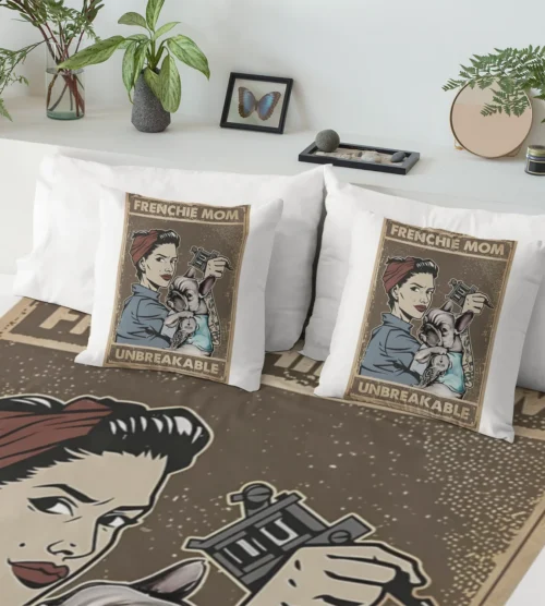 French Bulldog Bedsheets + 2 Pillowcases #5