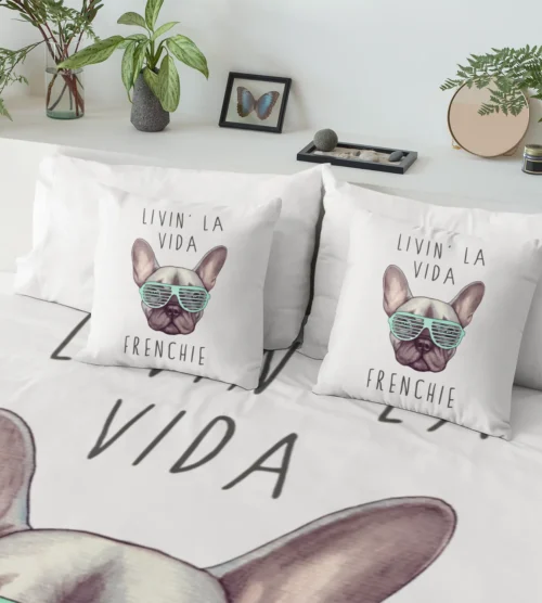 French Bulldog Bedsheets + 2 Pillowcases #7