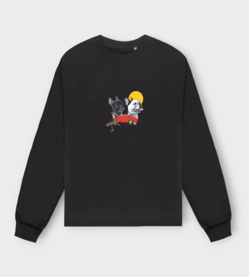 French Bulldog Sweatshirt #309 + GIFT- driving