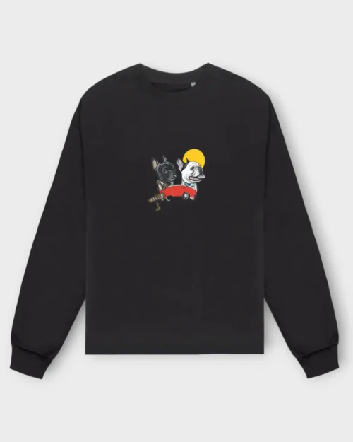 French Bulldog Sweatshirt #309 + GIFT- driving