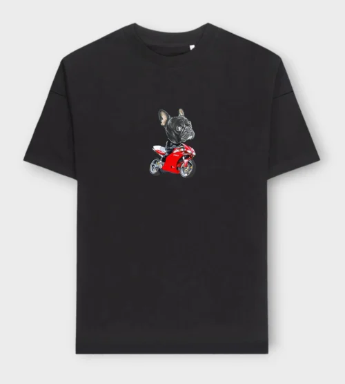French Bulldog T-Shirt + GIFT #504- Bike