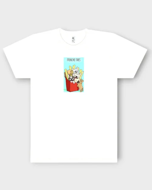 French Bulldog T-Shirt + GIFT #401 Frenchie fries