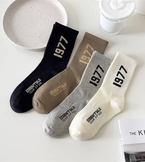 Fear of God Essentials 1977 Socks PACK of 4