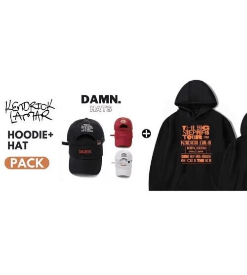 Kendrick Lamar Concert Hoodie + DAMN Hat Pack