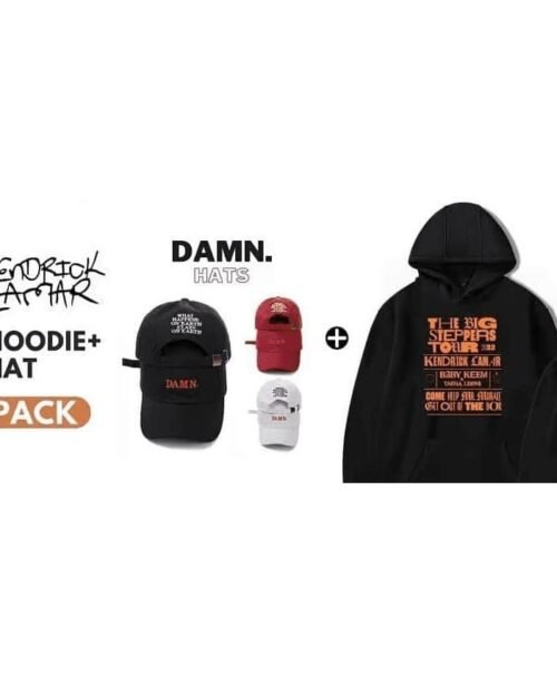 Kendrick Lamar Concert Hoodie + DAMN Hat Pack