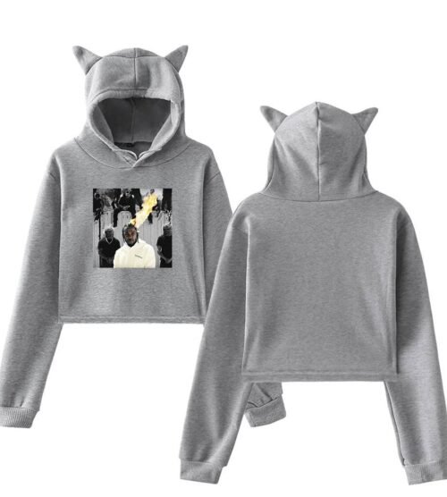 Kendrick Lamar Cropped Hoodie #19