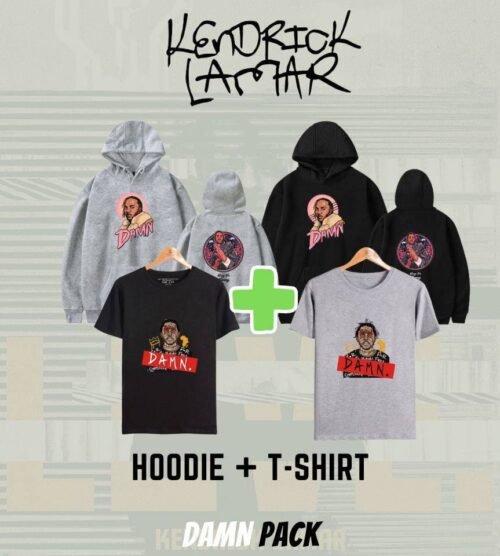 Kendrick Lamar Damn Pack: Hoodie + T-Shirt