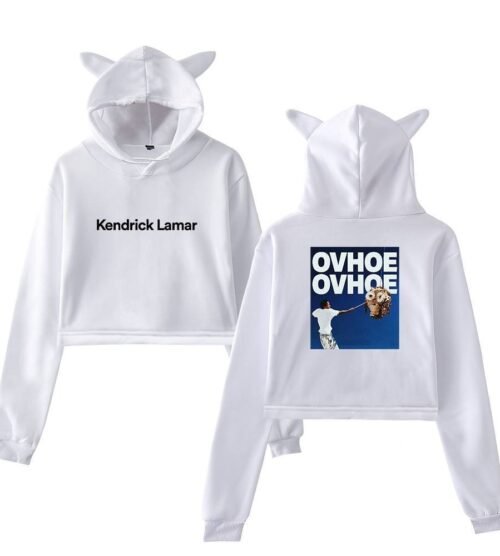 Kendrick Lamar “Not Like Us-Ovhoe” Cropped Hoodie #3