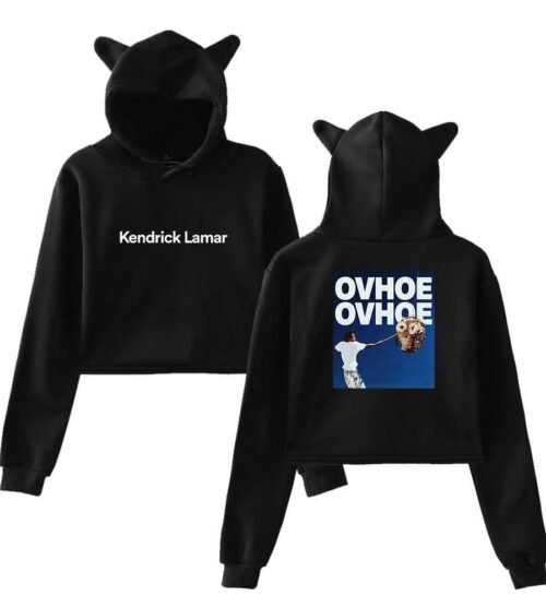 Kendrick Lamar “Not Like Us-Ovhoe” Cropped Hoodie #3