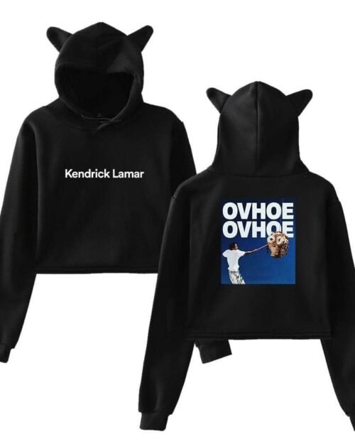 Kendrick Lamar “Not Like Us-Ovhoe” Cropped Hoodie #3