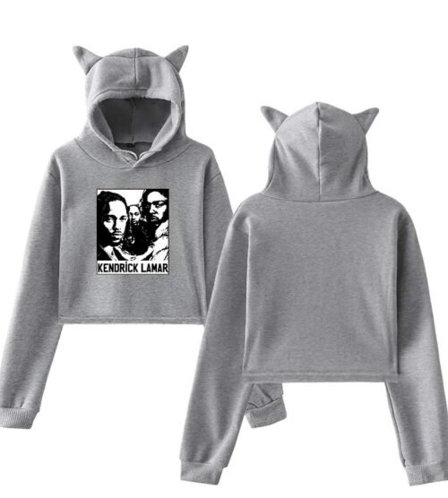 Kendrick Lamar Cropped Hoodie #14