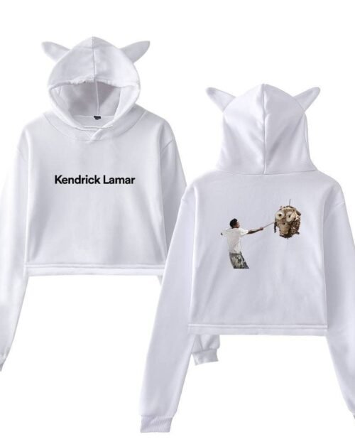 Kendrick Lamar “Not Like Us” Cropped Hoodie #4