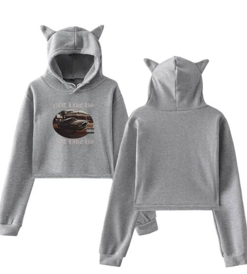 Kendrick Lamar “Not Like Us” Cropped Hoodie #2