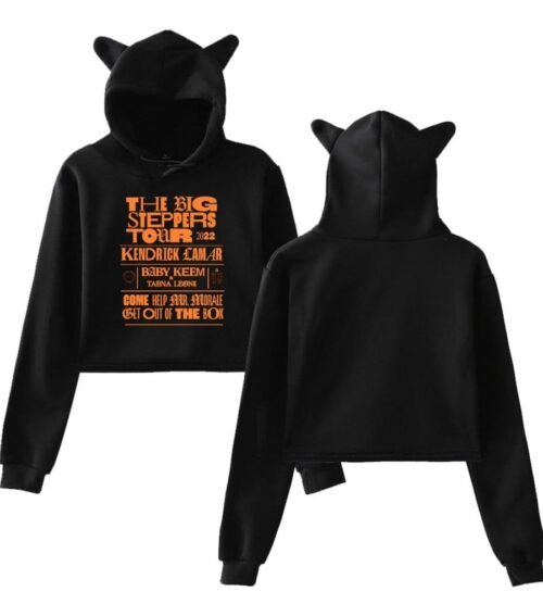 Kendrick Lamar 2022 Concert Cropped Hoodie