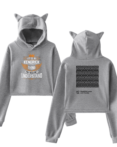 Kendrick Lamar Cropped Hoodie #4