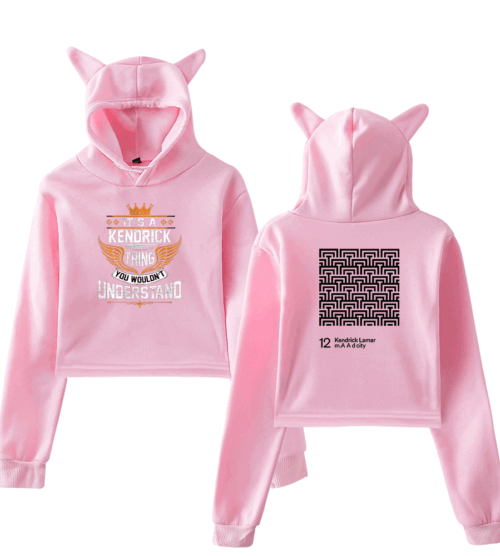 Kendrick Lamar Cropped Hoodie #4