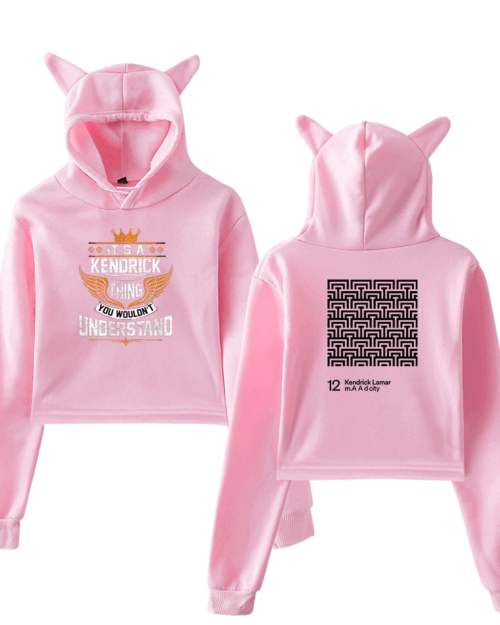 Kendrick Lamar Cropped Hoodie #4