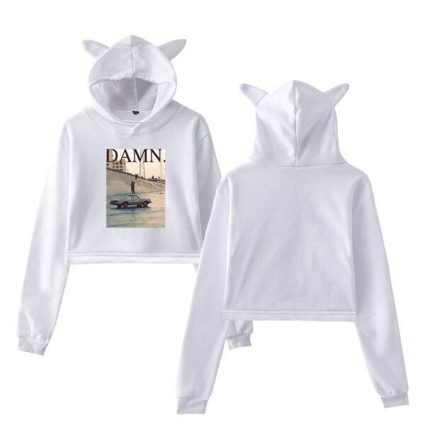 Kendrick Lamar Cropped Hoodie #9 - Image 5