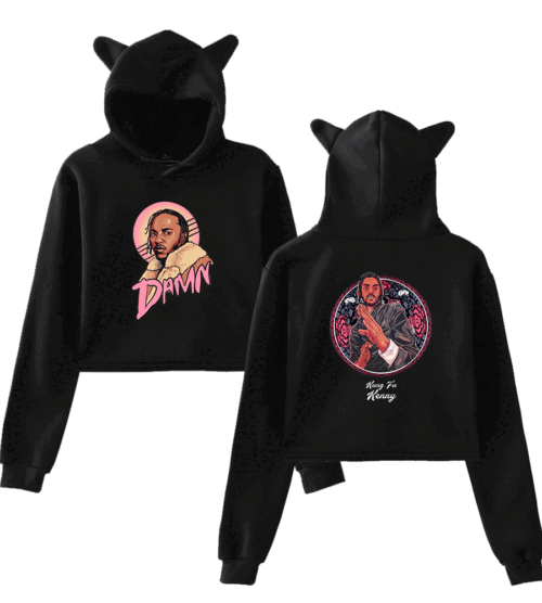 Kendrick Lamar Cropped Hoodie #5