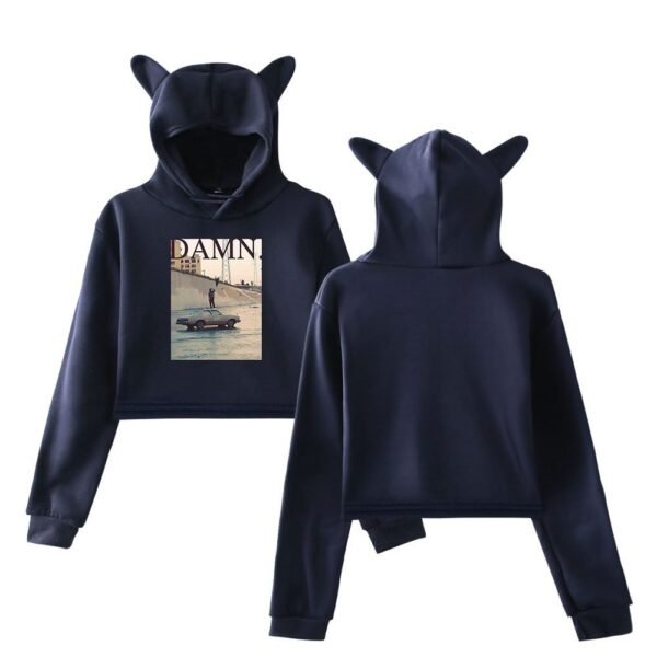 Kendrick Lamar Cropped Hoodie #9 - Image 3