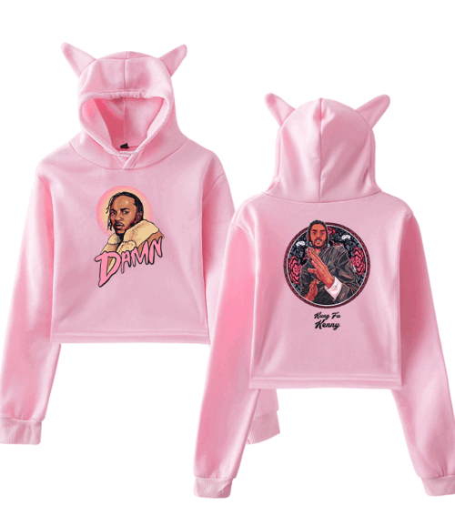 Kendrick Lamar Cropped Hoodie #5
