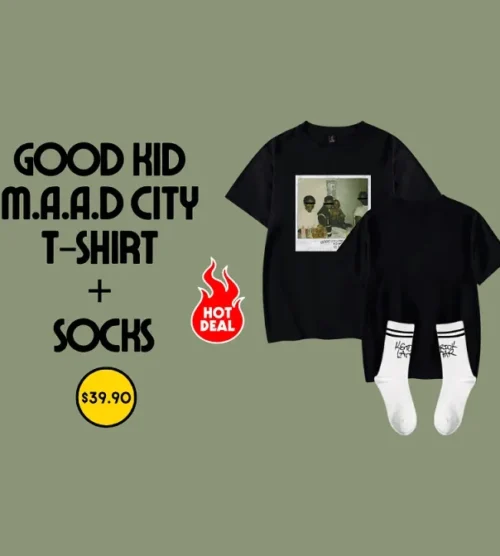 Good kid m.A.A.d City T-Shirt + Socks