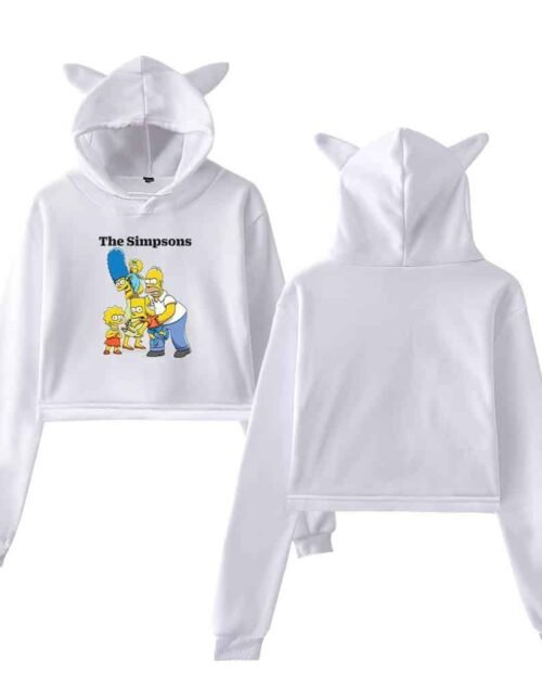 The Simpsons Cropped Hoodie #9