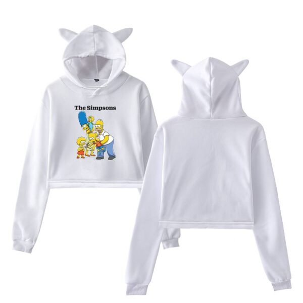 The Simpsons Cropped Hoodie #9