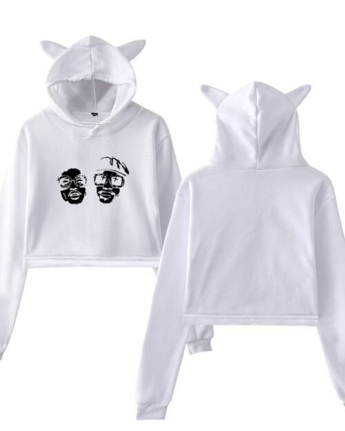 Bruno Mars Cropped Hoodie #8